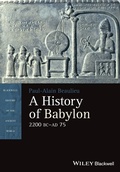 Cover: A History of Babylon, 2200 BC - AD 75 - Wiley