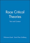 Cover: Race Critical Theories - Wiley
