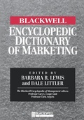 Cover: The Blackwell Encyclopedic Dictionary of Marketing - Wiley