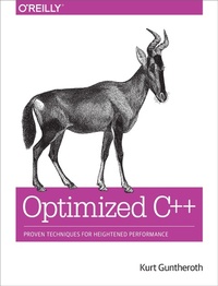 Enlarge image Cover: Optimized C++ - O'Reilly