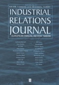 Cover: Industrial Relations Journal European Annual Review 1998 - Blackwell Publishers