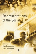 Cover: Representations of the Social - Wiley