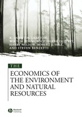 Cover: The Economics of the Environment and Natural Resources - Wiley