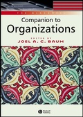 Cover: The Blackwell Companion to Organizations - Wiley