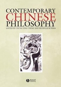Cover: Contemporary Chinese Philosophy - Wiley