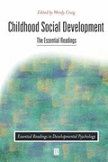 Cover: Childhood Social Development - Wiley