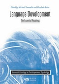 Cover: Language Development - Wiley