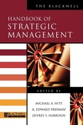 Cover: The Blackwell Handbook of Strategic Management - Wiley