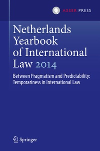 Bild: Netherlands Yearbook of International Law 2014 - T.M.C. Asser Press