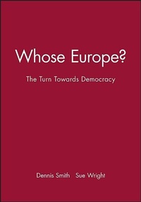 Abbildung von: Whose Europe? - Wiley
