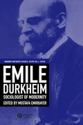 Cover: Emile Durkheim - Wiley