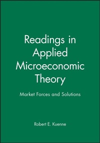 Enlarge image Cover: Readings in Applied Microeconomic Theory - Wiley