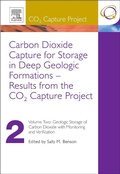 Cover: Carbon Dioxide Capture for Storage in Deep Geologic Formations - Results from the CO&sup2; Capture Project - Elsevier