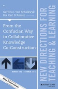 Cover: From the Confucian Way to Collaborative Knowledge Co-Construction - Jossey-Bass
