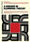 Cover: A Reader in Planning Theory - Elsevier