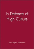 Cover: In Defence of High Culture - Wiley