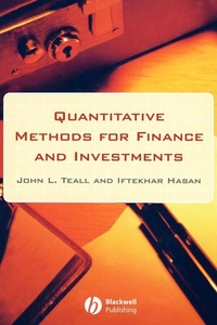 Enlarge image Cover: Quantitative Methods for Finance and Investments - Wiley