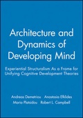 Cover: Architecture and Dynamics of Developing Mind - Wiley