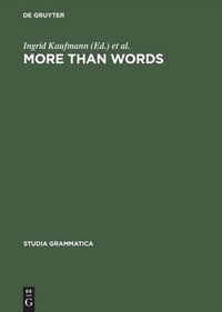 Enlarge image Cover: More than Words - De Gruyter Akademie Forschung
