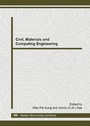 Cover: Civil, Materials and Computing Engineering - Trans Tech Publications Ltd