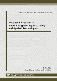 Enlarge image Cover: Advanced Research in Material Engineering, Machinery and Applied Technologies - Trans Tech Publications Ltd