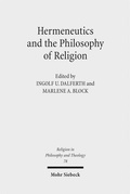 Cover: Hermeneutics and the Philosophy of Religion - Mohr Siebeck