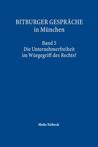 Abbildung von: Bitburger Gespräche in München - Mohr Siebeck