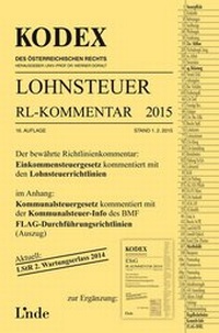 Abbildung von: KODEX Lohnsteuer Richtlinien-Kommentar 2015 - Linde