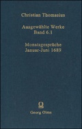 Cover: Ausgew&auml;hlte Werke - Georg Olms Verlag