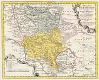 Abbildung von: Historische Karte: Das Eichsfeld 1759 (Plano) - Verlag Rockstuhl
