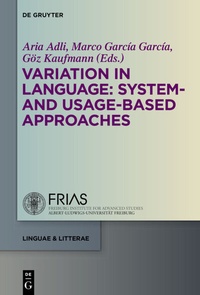 Abbildung von: Variation in Language: System- and Usage-based Approaches - De Gruyter