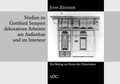 Cover: Studien zu Gottfried Sempers dekorativen Arbeiten am Aussenbau und im Interieur - VDG Weimar - Verlag und Datenbank f&uuml;r Geisteswissenschaften