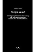 Cover: Religio vera? - VDG Weimar - Verlag und Datenbank f&uuml;r Geisteswissenschaften