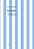 Cover: Hermann Bahr / Summula - VDG Weimar - Verlag und Datenbank f&uuml;r Geisteswissenschaften