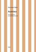 Cover: Hermann Bahr / Austriaca - VDG Weimar - Verlag und Datenbank f&uuml;r Geisteswissenschaften