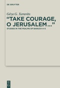 Cover: "Take Courage, O Jerusalem." - De Gruyter