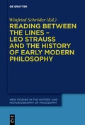 Cover: Reading between the lines - Leo Strauss and the history of early modern philosophy - De Gruyter