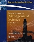 Cover: Introduction to Management Science with Student CD - Pearson
