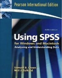 Enlarge image Cover: Using SPSS for Windows and Macintosh - Pearson