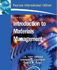 Enlarge image Cover: Introduction to Materials Management - Pearson
