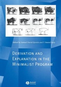 Cover: Derivation and Explanation in the Minimalist Program - Wiley