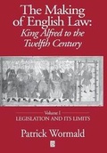 Cover: The Making of English Law - Wiley