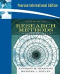 Cover: Research Methods - Pearson