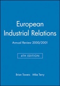 Cover: European Industrial Relations - Blackwell Publishers