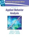Cover: Applied Behavior Analysis - Pearson