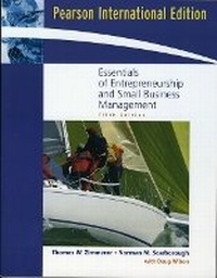 Enlarge image Cover: Essentials of Entrepreneurship and Small Business Management - Pearson