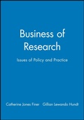 Cover: Business of Research - Wiley