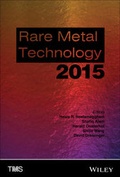 Cover: Rare Metal Technology 2015 - Wiley