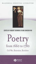 Cover: Poetry from 1660 to 1780 - Wiley