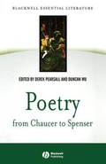 Cover: Poetry from Chaucer to Spenser - Wiley